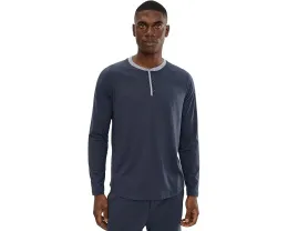 Хенли Malibu Collection Barefoot Dreams из трикотажной ткани с тремя пуговицами