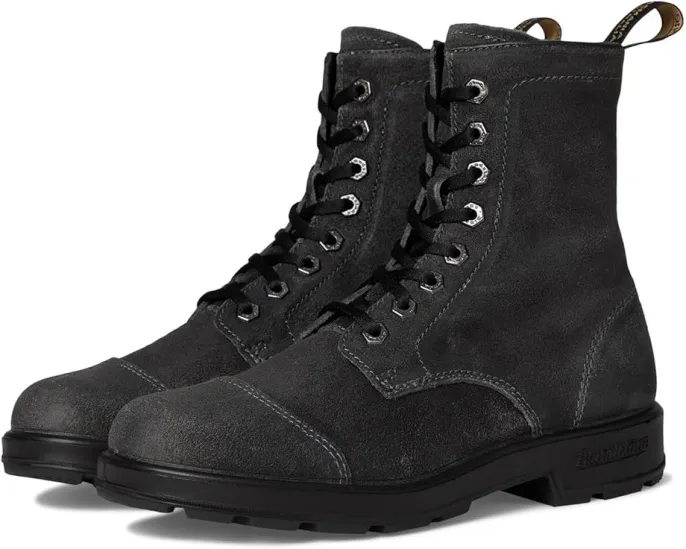 Ботинки Blundstone Original на шнурках с замшевым верхом