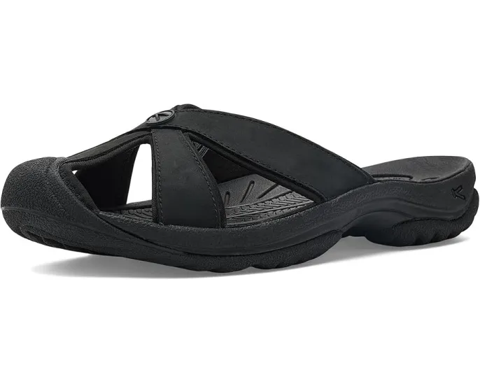 Сандалии KEEN Bali Leather Slide с защитой для пальцев и быстросохнущими ремнями