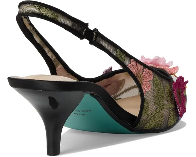 Босоножки Blue by Betsey Johnson Dian на шпильке с цветочным принтом и котячьим каблуком