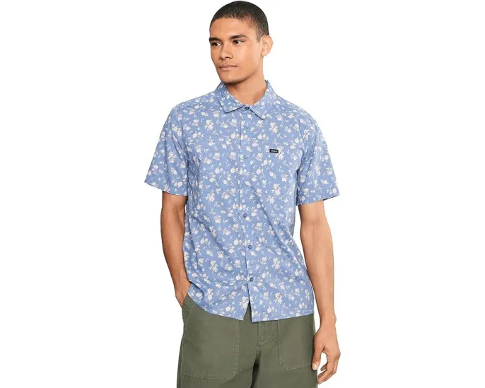 Рубашка RVCA Breezy с коротким рукавом в клетку