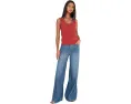 Джинсы Paige Cameron Wide Leg W Front Seams Round Back Pockets цвета La Verne