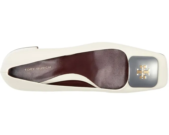Туфли Tory Burch Georgia на квадратном каблуке 35 мм с металлической деталью