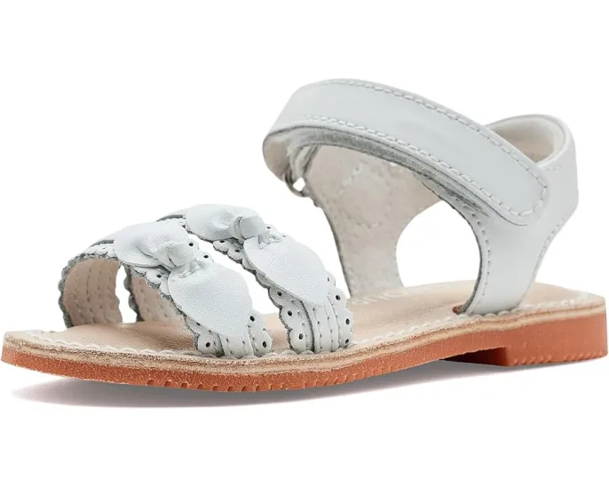 L'Amour Shoes Kids сандалии Josie с фигурным краем и памятью формы