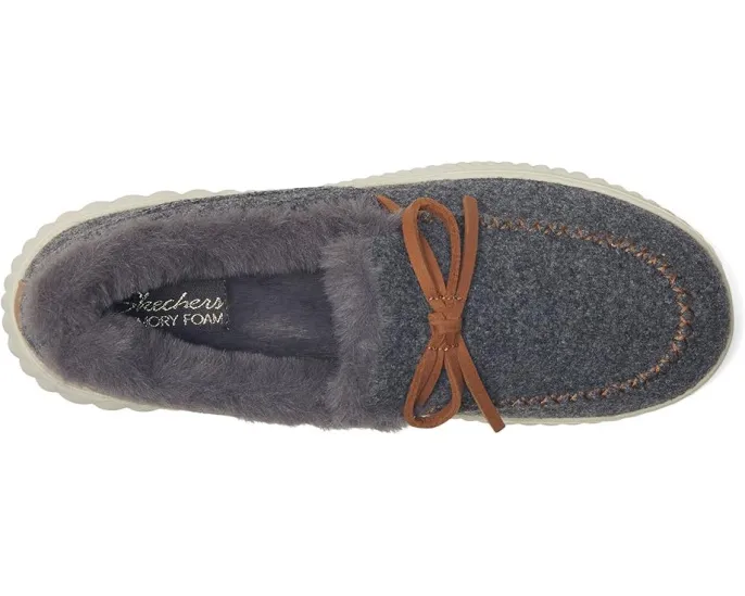 Утепленные мокасины Skechers Cozy Ojai с пропиткой Scotchgard на платформе