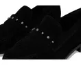 Лоферы Clarks Hana из мягкой замши с бахромой и декоративными шпильками