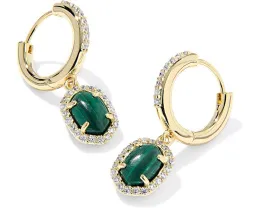 Серьги-конго Kendra Scott Daphne с кристаллами в рамке