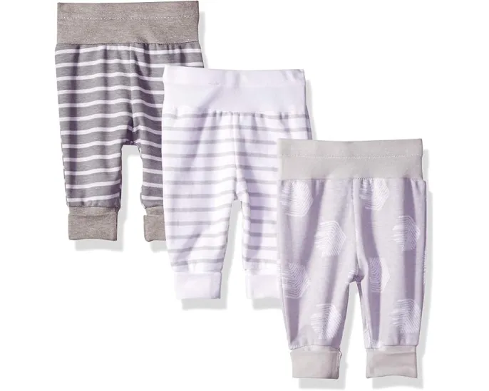 Hanes трикотажные джоггеры Baby Flexy 3 Pack с регулируемой посадкой