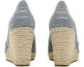 Босоножки TOMS Essential Wedge с открытым носком и плетеной отделкой
