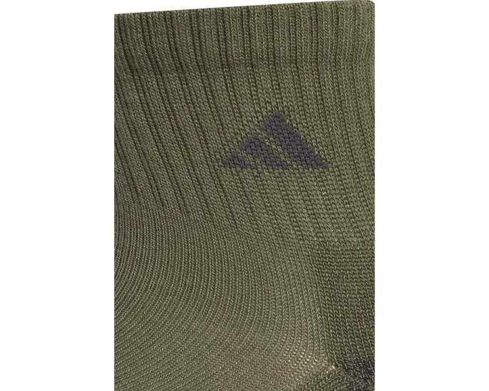 Носки Adidas Cushioned 3.0 3-Pack Quarter Socks хлопковые белые