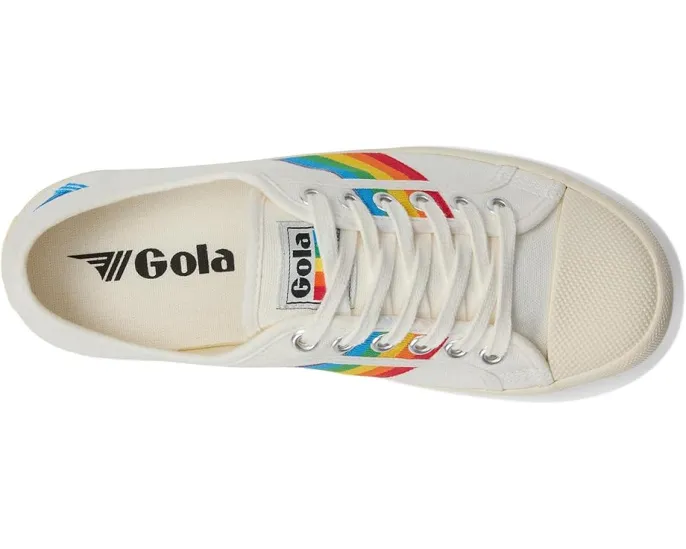 Кроссовки Gola Coaster Rainbow из парусины с резиновым носком