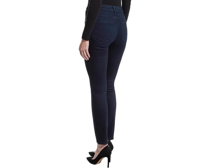 Джинсы Paige Hoxton Ankle Seamed Beltloops In Thames с завышенной талией и скинни-крой