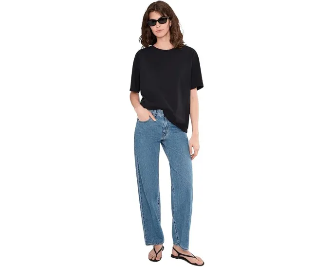 Футболка Michael Stars Kennedy Boyfriend из хлопка с расслабленным кроем