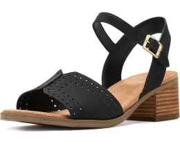 Сандалии TOMS Eloise на каблуке с квадратным носком и стопкой кожи