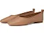 Vince балетки Vivian Slip-Ons из кожи цвета чай с квадратным носком