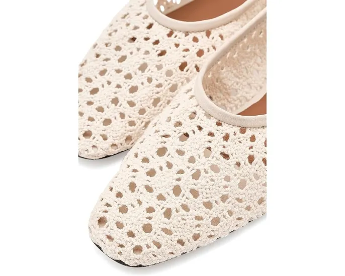 Балетки Sage Ballet Flat вязаные крючком Madewell