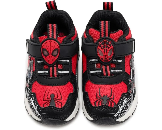 Кроссовки светящиеся Spiderman для малышей с сетчатым верхом Ground Up