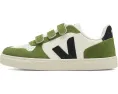 Детские кроссовки VEJA Small V-10 из экологичной кожи с застежками на липучках