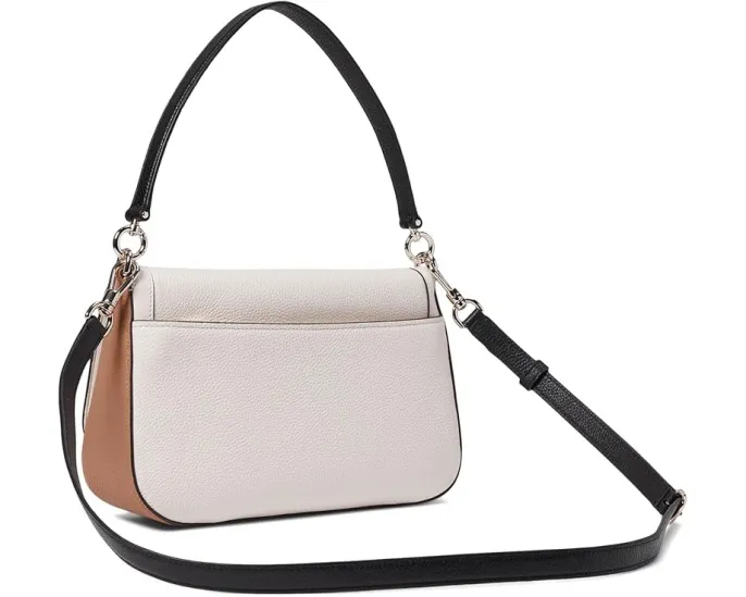 Сумка через плечо Hudson из разноцветной шагрени Kate Spade New York с клапаном