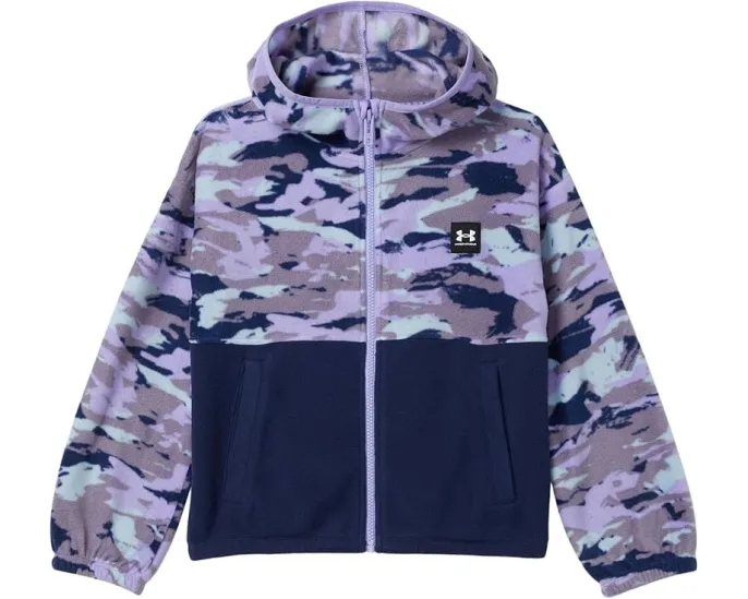 Куртка Under Armour Kids с камуфляжным принтом и полной застежкой-молнией