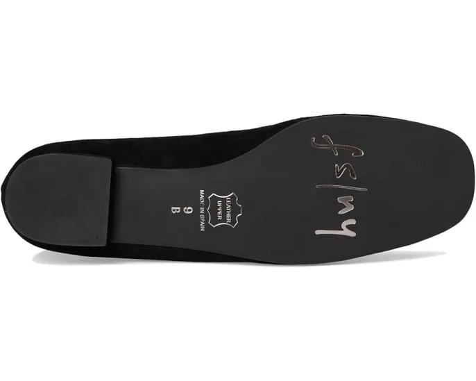 Туфли French Sole Pamela на невысоком каблуке из замши