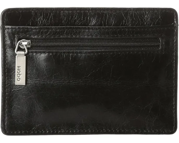 Кожаный кошелек HOBO Euro Slide на молнии с отделением для карт