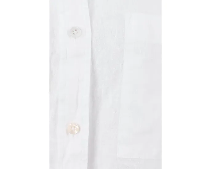 Faherty рубашка Laguna Linen Relaxed из льна с принтом