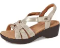 Сандалии Clarks Tuleah Cross из мягкой кожи с амортизирующей стелькой