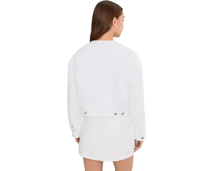 Короткая куртка-тракер Levi's Premium Collarless Shrunken 90s без воротника