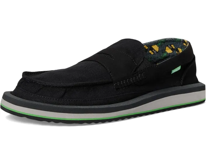 Лоферы Donny Loafer X Ben Gravy с льняным верхом и стелькой с принтом Sanuk