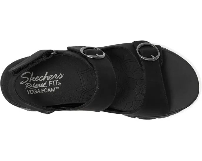 Сандалии Skechers Easy Going Certified Charm с регулируемыми ремешками и стелькой Yoga Foam