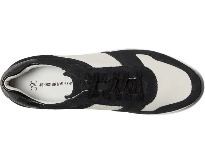 Кроссовки Johnston & Murphy Gracie Color-Block Lace-Up из замши и кожи