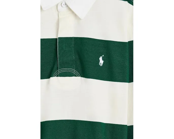 Polo Ralph Lauren детская регбийная рубашка The Iconic Rugby с полосками