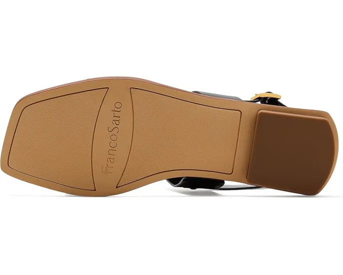 Сандалии Franco Sarto Enrica с открытым квадратным носком и регулируемой застежкой