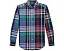 Рубашка Polo Ralph Lauren Kids из хлопкового оксфорда в клетку для детей старшего возраста