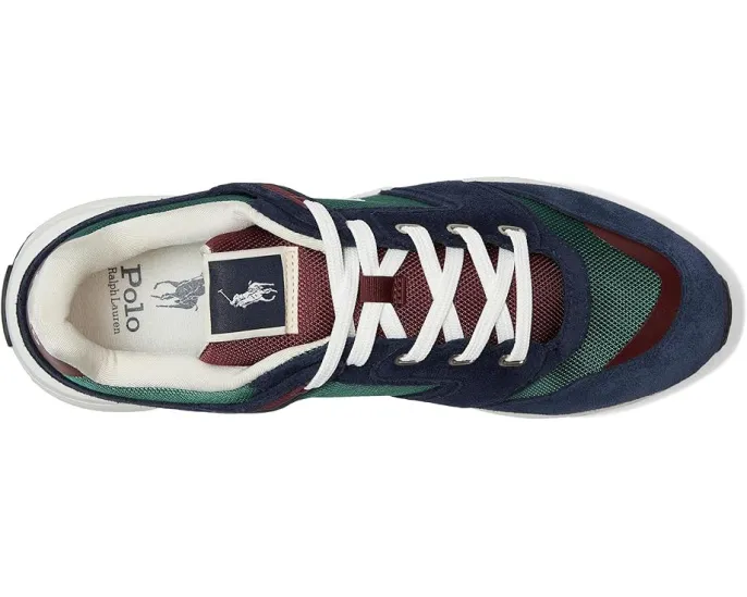 Polo Ralph Lauren Train 89 кроссовки из замши и оксфорда с цветными блоками