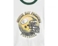 Футболка Junk Food Clothing Kids NFL Green Bay Packers с полосатым кокеткой
