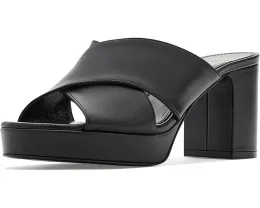 Stuart Weitzman Dayna Platform Slide босоножки на платформе черные