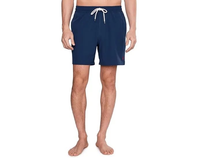 Плавки для плавания Polo Ralph Lauren Traveler Classic с эластичным поясом и сетчатой подкладкой