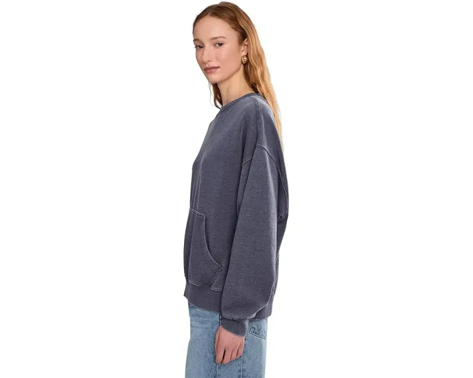 Оверсайз худи Free People Slow It Down с карманом кенгуру