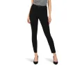 Черные укороченные джинсы KUT from the Kloth Donna с высокой посадкой и суперстретч