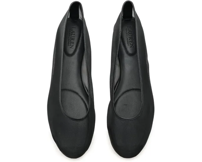 Балетки Lauren Ralph Lauren Jayna с сетчатым верхом и кожаной отделкой