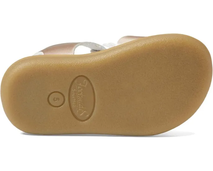 Детские сандалии FootMates Eco-Jasmine с цветочным принтом и регулируемой пряжкой