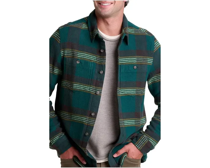 Рубашка Toad&Co Rockland с длинным рукавом из органического хлопка