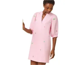 Платье Lilly Pulitzer Mialeigh с рукавом три четверти из льна