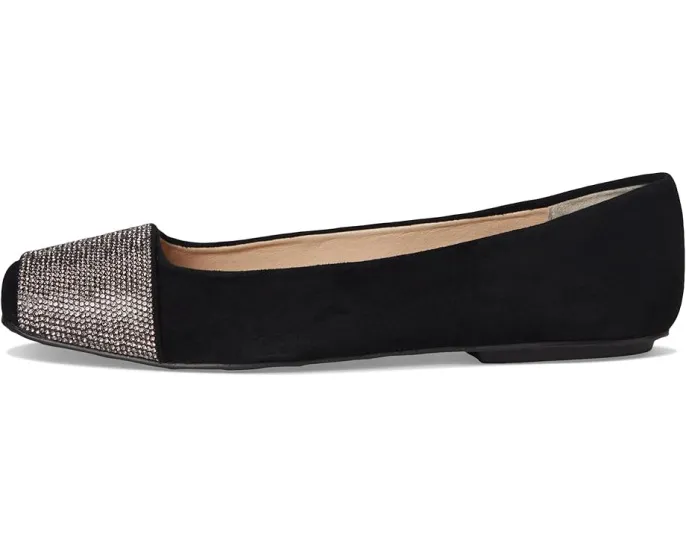 Лоферы Via от French Sole с квадратным носком и контрастным материалом