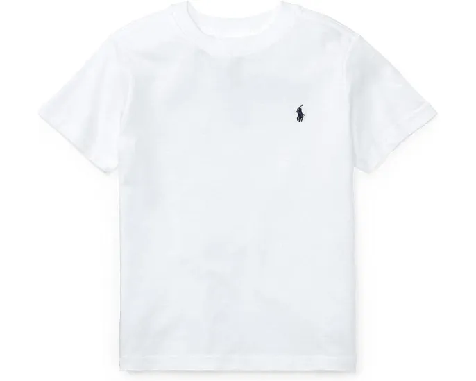 Футболка Polo Ralph Lauren Short Sleeve Jersey T-Shirt для подростков с круглым вырезом
