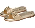 Сандалии Jack Rogers Essex Slide из тисненой металлической кожи
