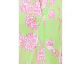 Платье Lilly Pulitzer Riegan с присборенной талией и короткими рукавами