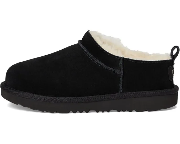 UGG Kids Classic Micro угги из натуральной замши с подкладкой из овчины и подошвой из сахарного тростника